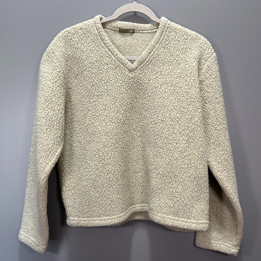 Cream-colored J Crew sweater